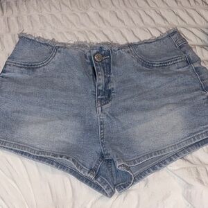Vanilla Star Light Blue Jean Shorts